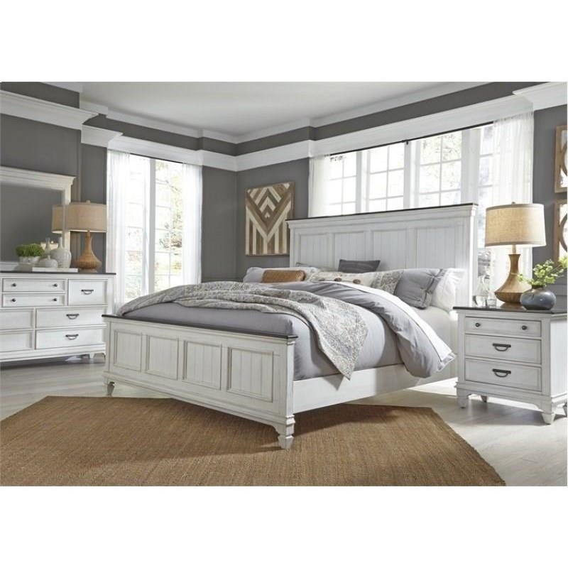 Liberty Furniture Allyson Park 417 Br Kpbdmn Cottage Style King Bedroom Group Westrich